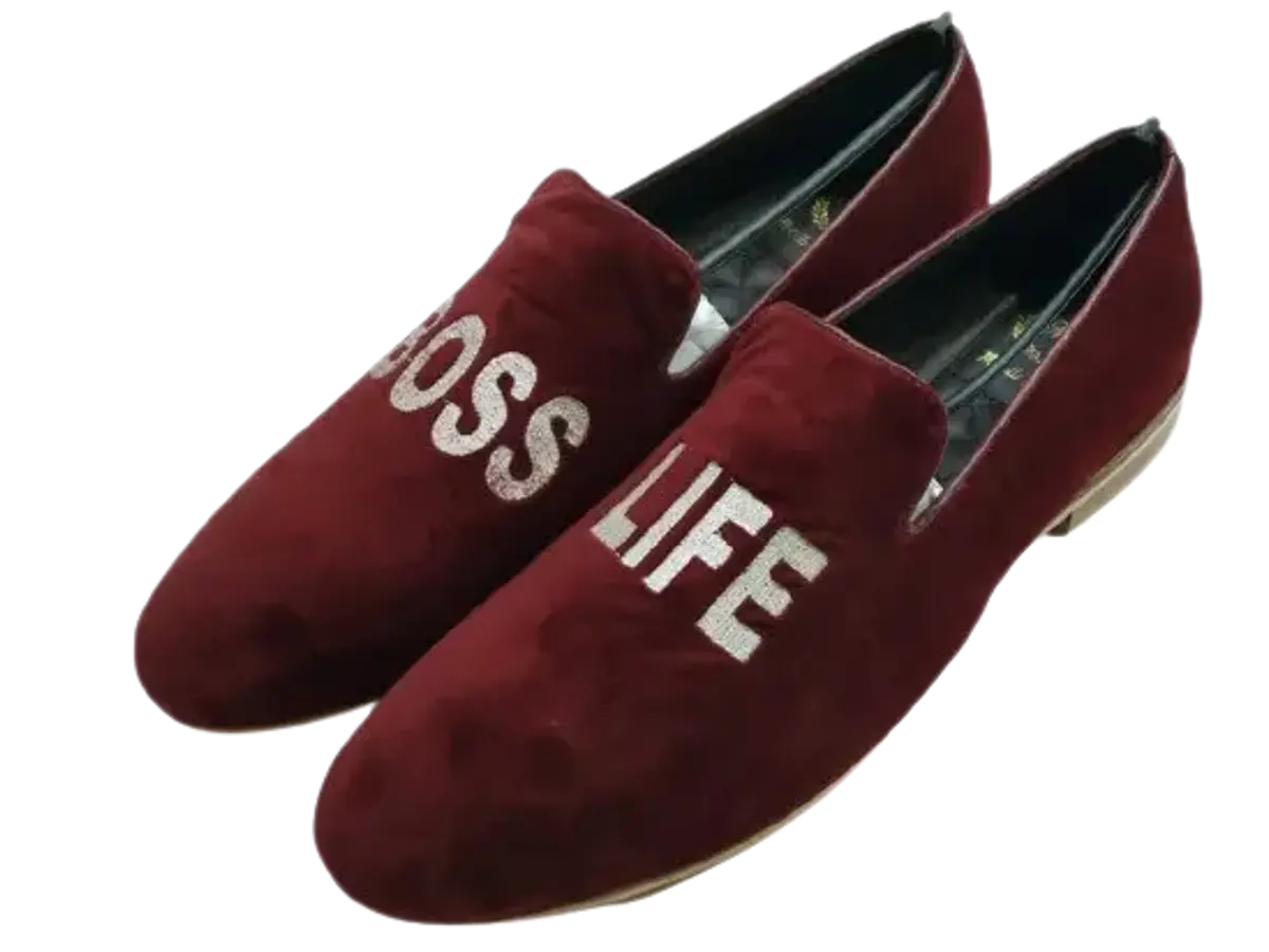 Tara Home Slippers — Maroon — view 3